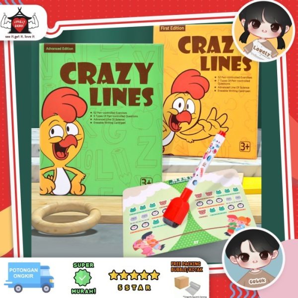 Mainan crazy lines pen control anak, Mainan anak belajar