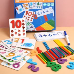 Mainan edukasi matematika berhitung, spelling game, i love mathematics