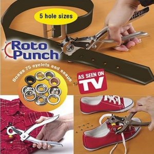Roto Punch, Pelubang sabuk tali pinggang, jam tangan, Roto punch