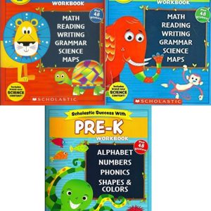 Buku scholastic pre K 1 2 anak, Buku pelajaran anak-anak, Buku belajar
