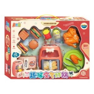 Mainan pretend play mini air fryer anak, Mainan masak-masakan anak