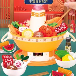 Mainan masak hotpot uap,Simulated Air Steam Hot Pot Pretend Play Masak