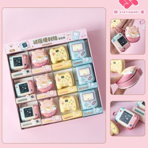 Mini memo book gantungan kunci sticky note squishy, Buku squishy kecil