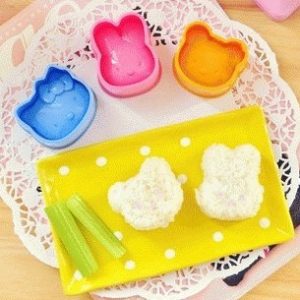 cetakan bento nasi 3 in 1 kitty melody bear
