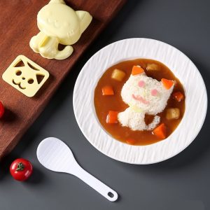 Cetakan bento cat dog, Cetakan nasi bekal anak kucing doggy