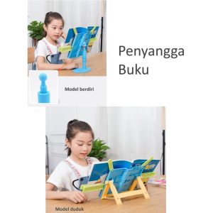 Penyangga buku, Rak buku, Penahan buku, Book holder, book stand