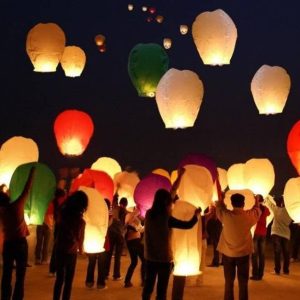 Lampion terbang, Lampion make a wish, Sky Lantern