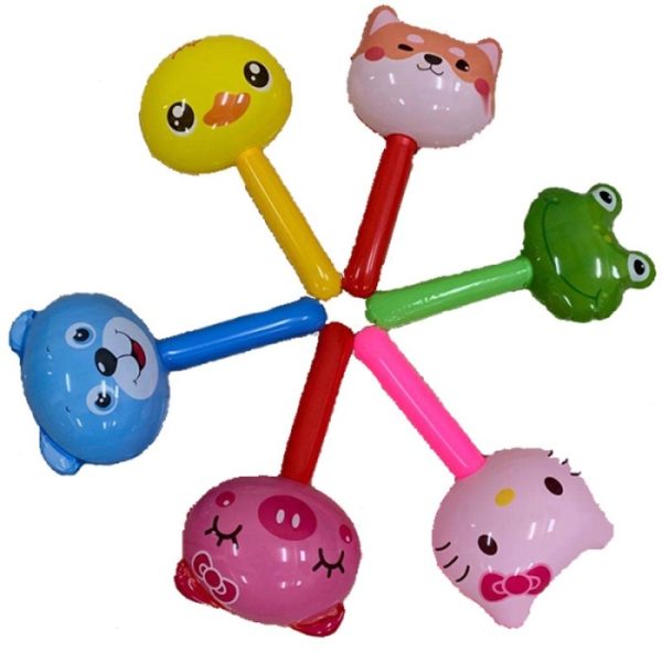 Balon hammer anak, Balon palu kerincingan anak, Balon kartun hammer - Image 2