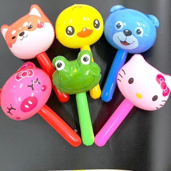 Balon hammer anak, Balon palu kerincingan anak, Balon kartun hammer - Image 4