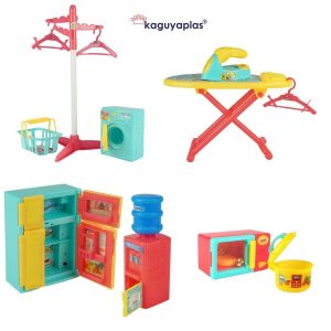 Mainan Anak Rumah Tangga Mesin Cuci Setrika Kulkas Microwave KGP707 KGP708 KGP709 KGP710
