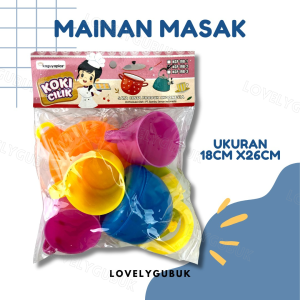 Mainan masak-masak plastik anak, mainan perlengkapan masak, kitchen toys
