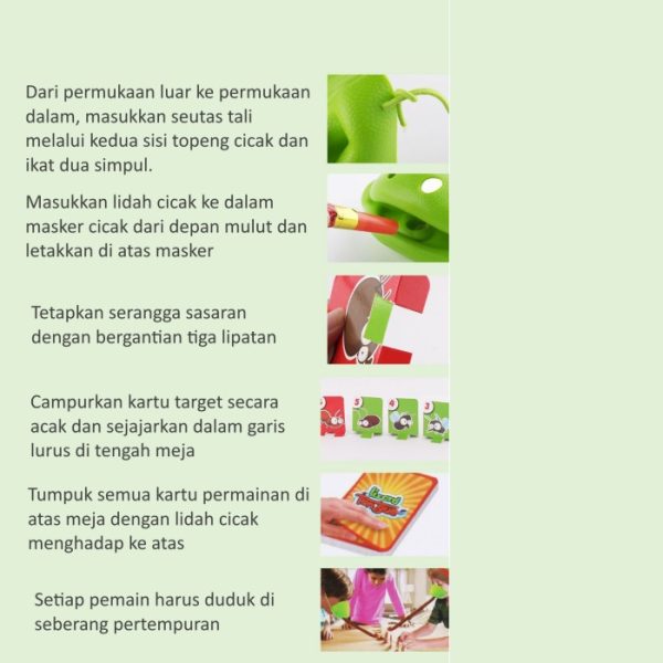 Mainan tic tac tongue, Mainan kodok katak julur lidah Battle interaksi - Image 5