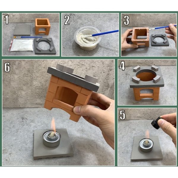 Mainan alat masak tungku api asli anak, Children Real cooking set - Image 4