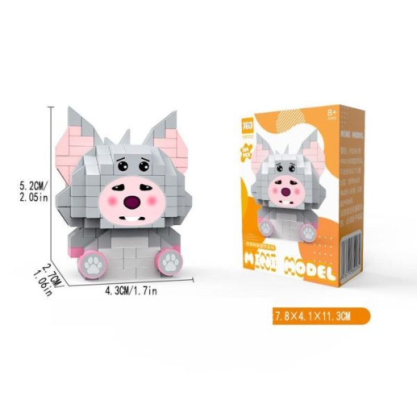Mainan Mini Bricks Seri Loopy Costume Building Block 3D - Image 2