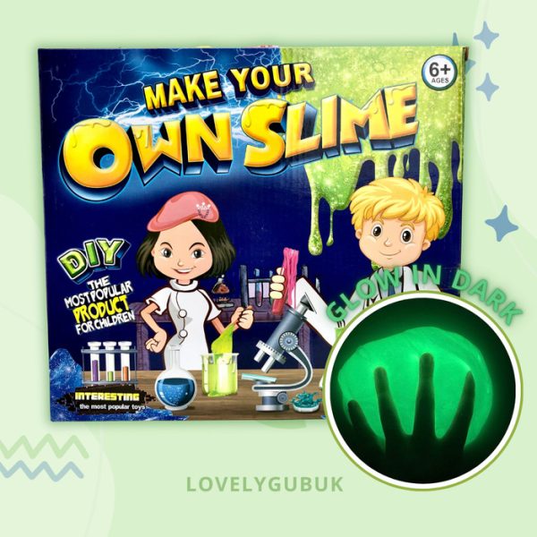 Mainan kerajinan tangan Make Ur Own Slime, Art and Craft bikin slime - Image 2