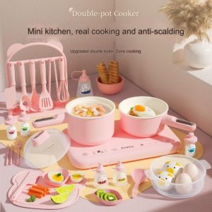 Mainan alat masak elektrik asli anak, Cooking set masak enpei set