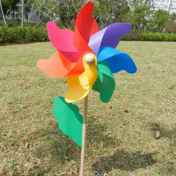 Mainan Kincir Angin Warna Warni, Plastic Windmill - Image 5