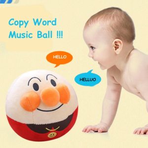 Mainan bayi bola getar loncat tiru suara, Jumping Vibration Copy word