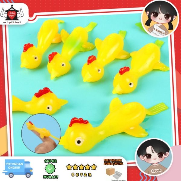 Mainan anak tembak ketapel ayam, Mainan lucu ketapel ayam