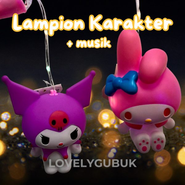 Lampion cinnamoroll Kuromi, Lampion Lantern Moon Cake Festival