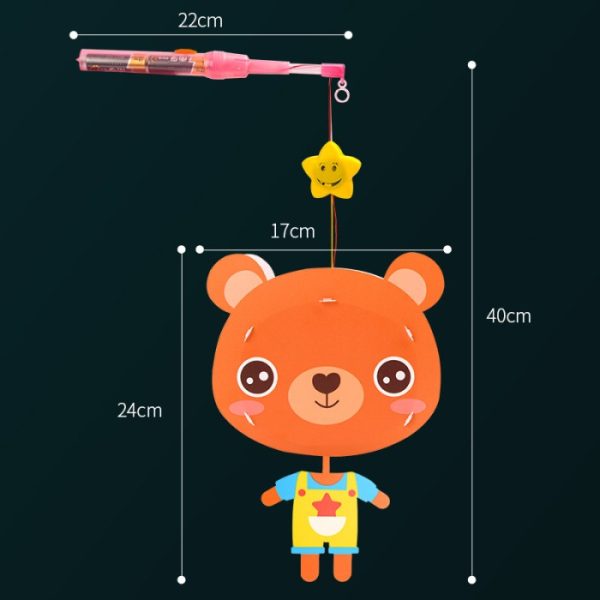 Lantern DIY kartun anak musik, Mainan lampion lampu mooncake festival - Image 4