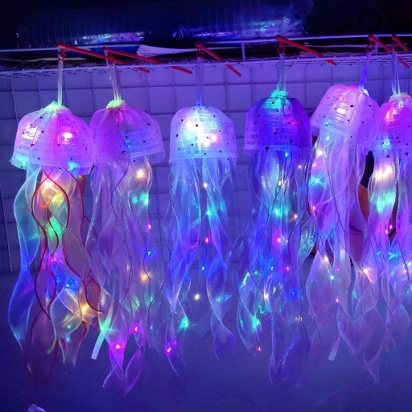Mainan lampion lantern ubur-ubur, Jelly fish lantern lampion mooncake - Image 2