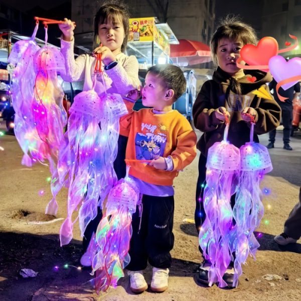 Mainan lampion lantern ubur-ubur, Jelly fish lantern lampion mooncake - Image 5