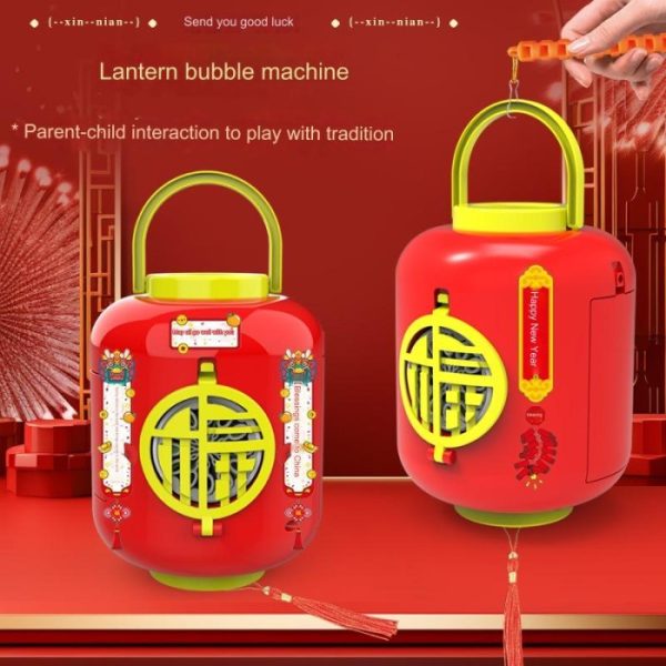 Mainan lampion lantern bubble tiup, Bubble busa lantern lampion mooncake - Image 5