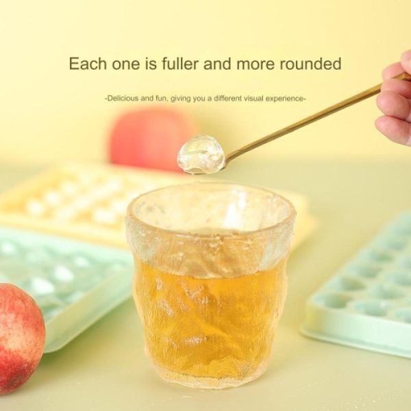 Cetakan jelly bentuk hati, Ice cube jelly balll puding bulat hati, Cetakan Es - Image 5
