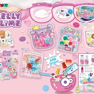 Mainan DIY Jelly Slime, Mainan art and craft kerajinan tangan Slime anak