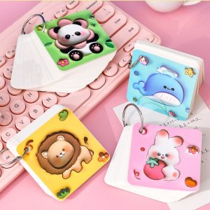 Mini NoteBook dengan Ring, 80 Sheets Memo Note Ring, Notebook Ring isi 80 Lembar