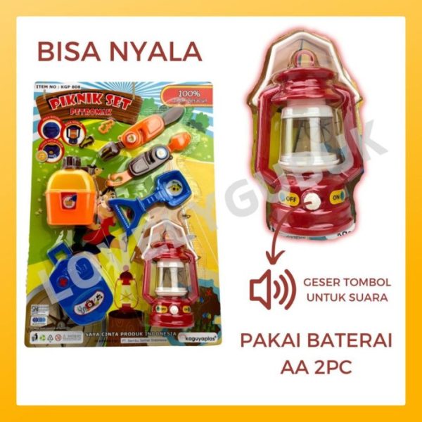 Mainan Anak Piknik Set Petromax, Mainan Anak Koki Cilik KGP808 810 811 BTS21 - Image 2