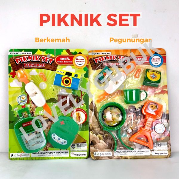 Mainan Anak Piknik Set Petromax, Mainan Anak Koki Cilik KGP808 810 811 BTS21 - Image 4