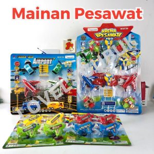 Mainan Pesawat Kaguya Airlines Arena Pesawat Airport Set Mainan Edukasi Anak Pullback KGP381 388 390