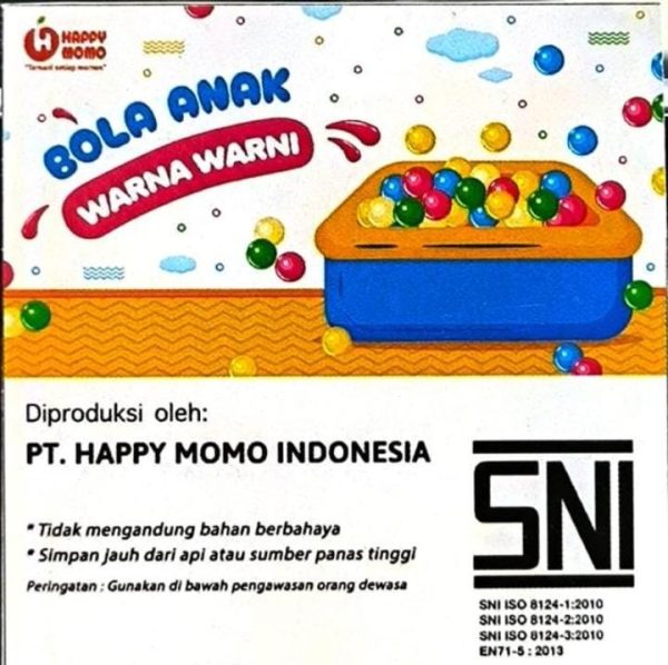 [HANYA BATAM] Molion Bola Mandi isi 50 100 pcs Bola Mandi Anak Warna Warni SNI - Image 6