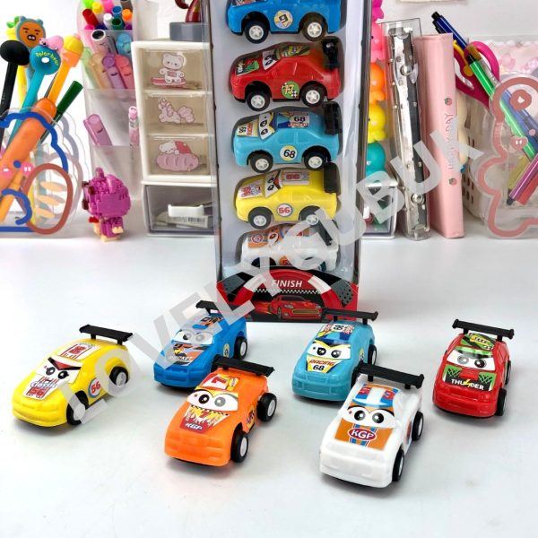 Mainan Super Fast Truck City Trans Mini Car Sonic Racer Pullback Semua Box PVC KGP50 KGP52 KGP53 - Image 5
