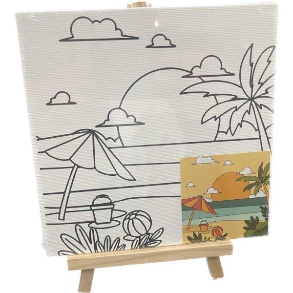 Set Melukis untuk Anak - anak dengan canvas mini. Paket Melukis Anak dengan Canvas, Mini Painting Set - Image 9