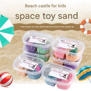 Set Mainan Pasir Ajaib Sand Anak Edukatif Aman Dengan Cetakan
