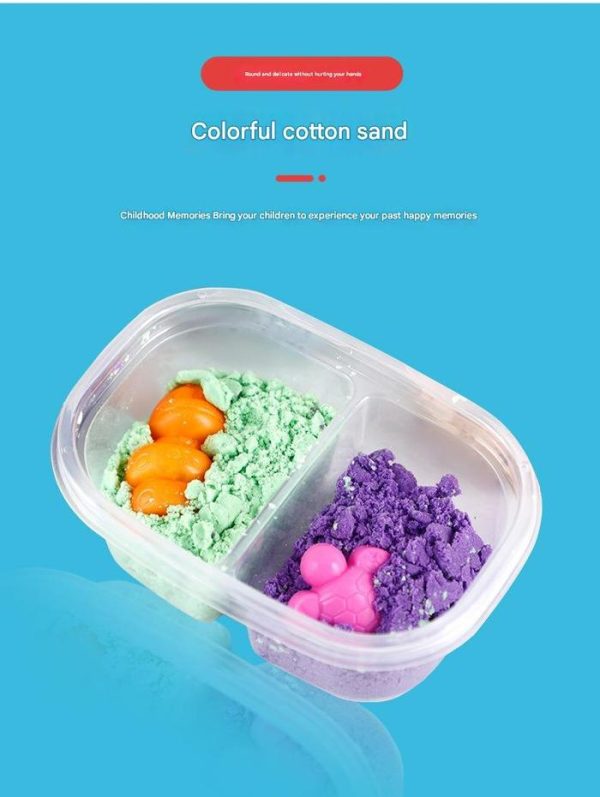 Set Mainan Pasir Ajaib Sand Anak Edukatif Aman Dengan Cetakan - Image 4