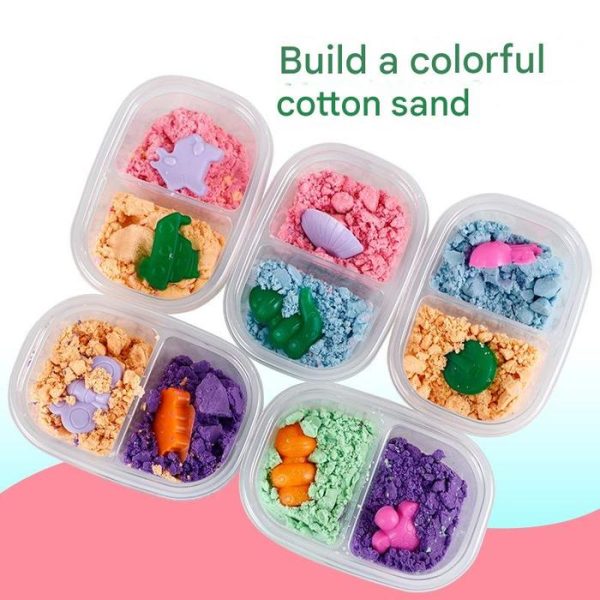 Set Mainan Pasir Ajaib Sand Anak Edukatif Aman Dengan Cetakan - Image 5