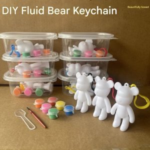 Mainan DIY Bear Keychain Set Warna Sendiri Untuk Anak dan Dewasa