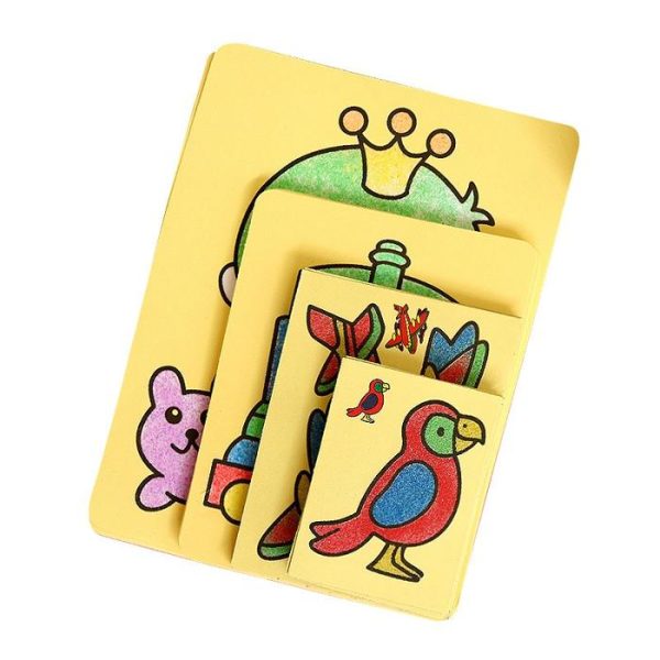 Murah! Kit Mainan Edukasi Anak Lukisan Pasir Sand Painting Isi Random - Image 4