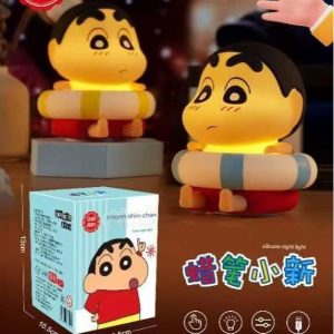 Lampu Tidur Silikon LED Karakter Imut Bisa Tap Crayon Shinchan & nailong