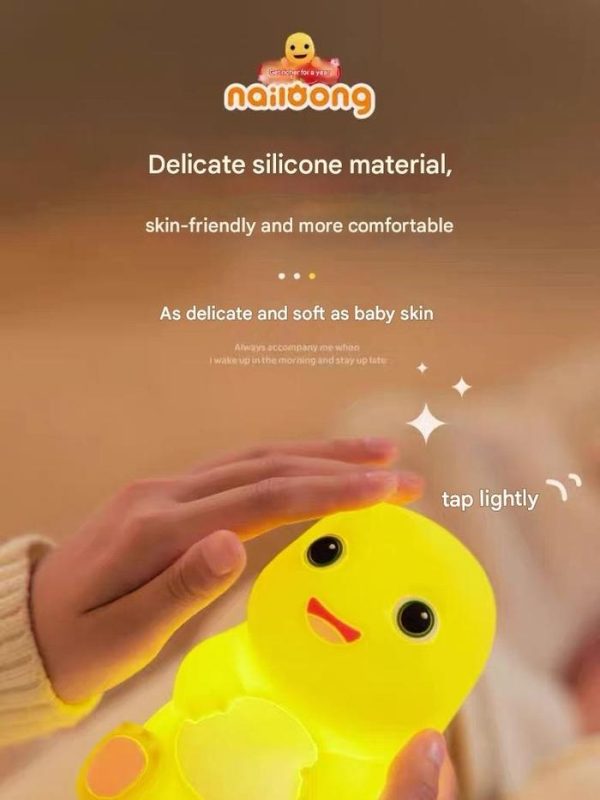 Lampu Tidur Silikon LED Karakter Imut Bisa Tap Crayon Shinchan & nailong - Image 4