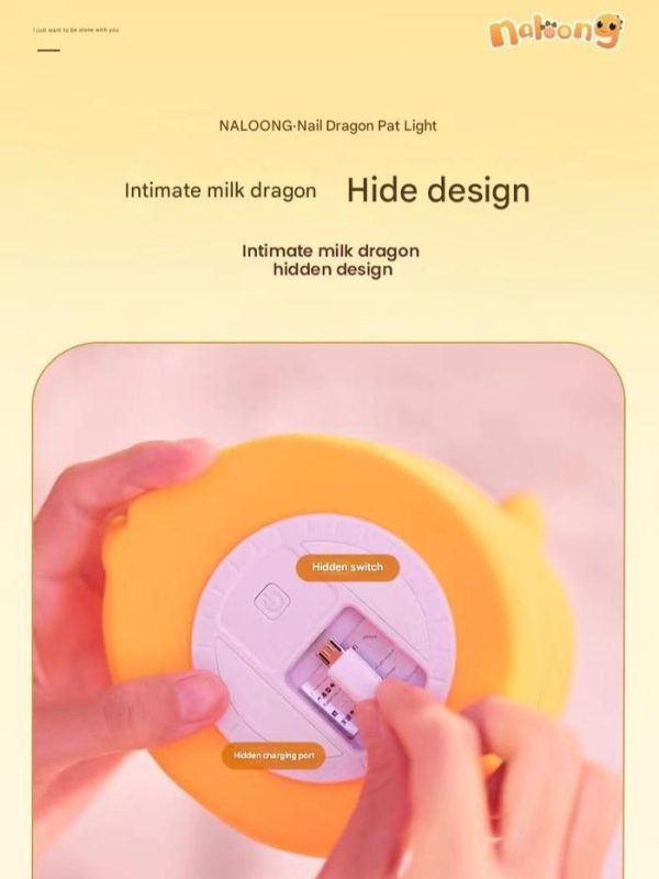 Lampu Tidur Silikon LED Karakter Imut Bisa Tap Crayon Shinchan & nailong - Image 7