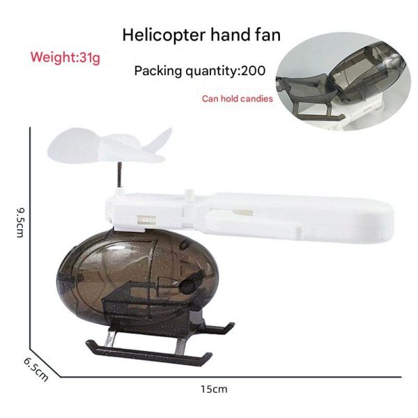 Helicopter Hand Fan – Kipas Tangan Unik Bentuk Helikopter - Image 3